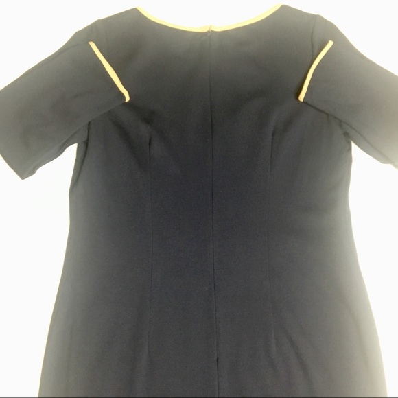 Ann Taylor Ponte Boatneck 3/4 Sleeve Sheath Dress - Picture 5 of 8